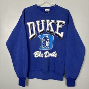Vintage 90’s LEE Sports Duke University Blue Devils NCAA Basketball Sweatshirt M